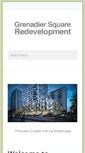 Mobile Screenshot of grenadiersquareredevelopment.com