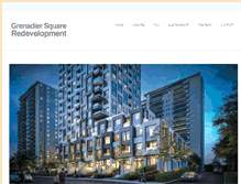 Tablet Screenshot of grenadiersquareredevelopment.com